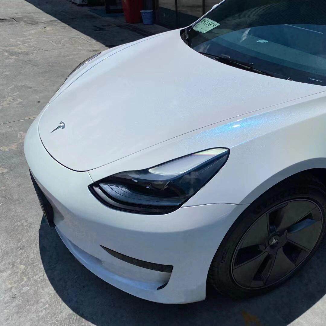 Diamond Starry Sky White to Blue TPU Paint Protection Film & Installation Service Deposit