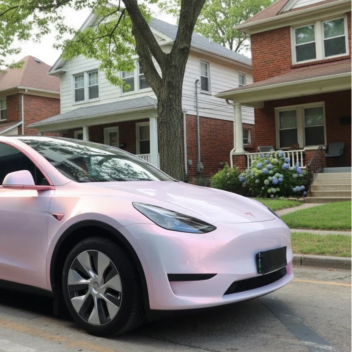 Floral Joy Pink / Diamond Feizi Xiao TPU Paint Protection Film & Installation Service Deposit