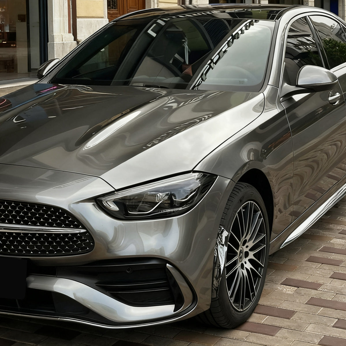 Liquid Metallic Silver TPU Paint Protection Film & Installation Service Deposit