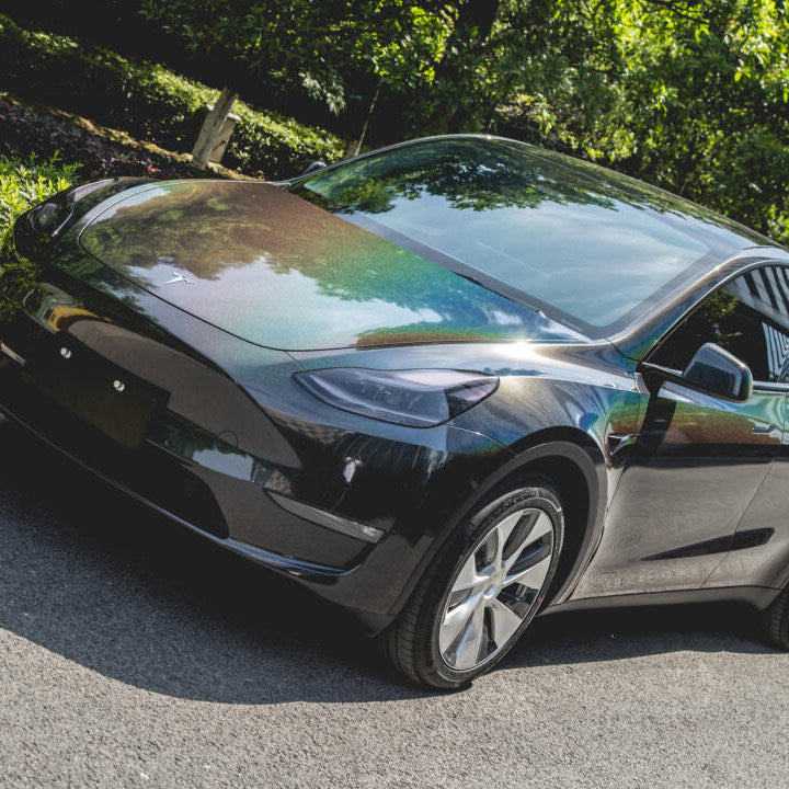 Rainbow Laser Black TPU Paint Protection Film & Installation Service Deposit