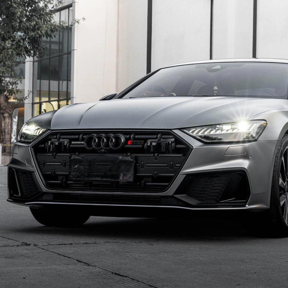 Satin Liquid Metallic Silver TPU Paint Protection Film & Installation Service Deposit