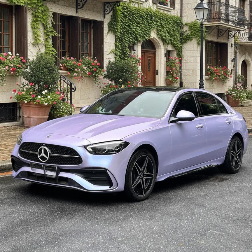 Silver Phantom Purple TPU Paint Protection Film & Installation Service Deposit