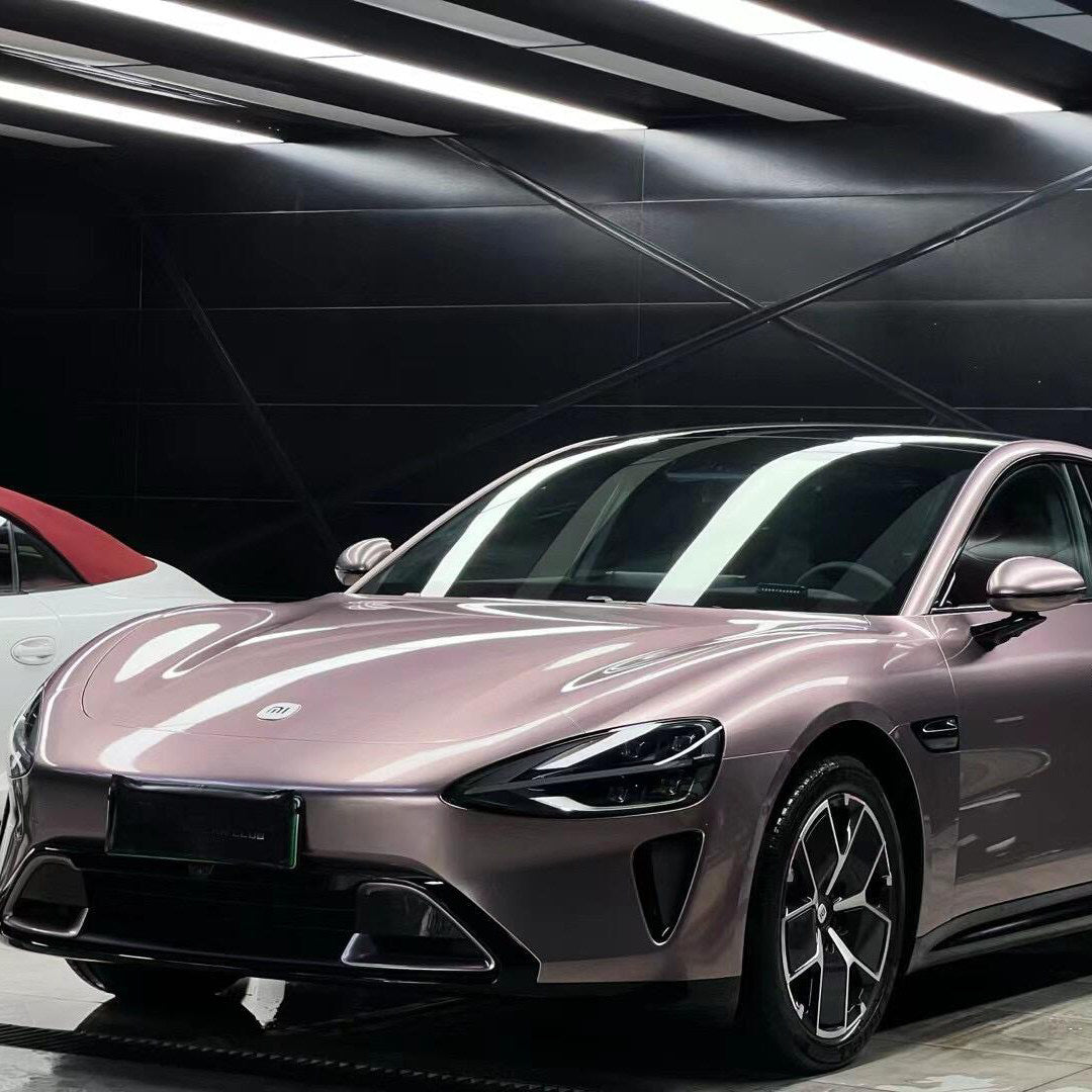 Ultra-Bright Metallic Ice Berry Pink TPU Paint Protection Film & Installation Service Deposit