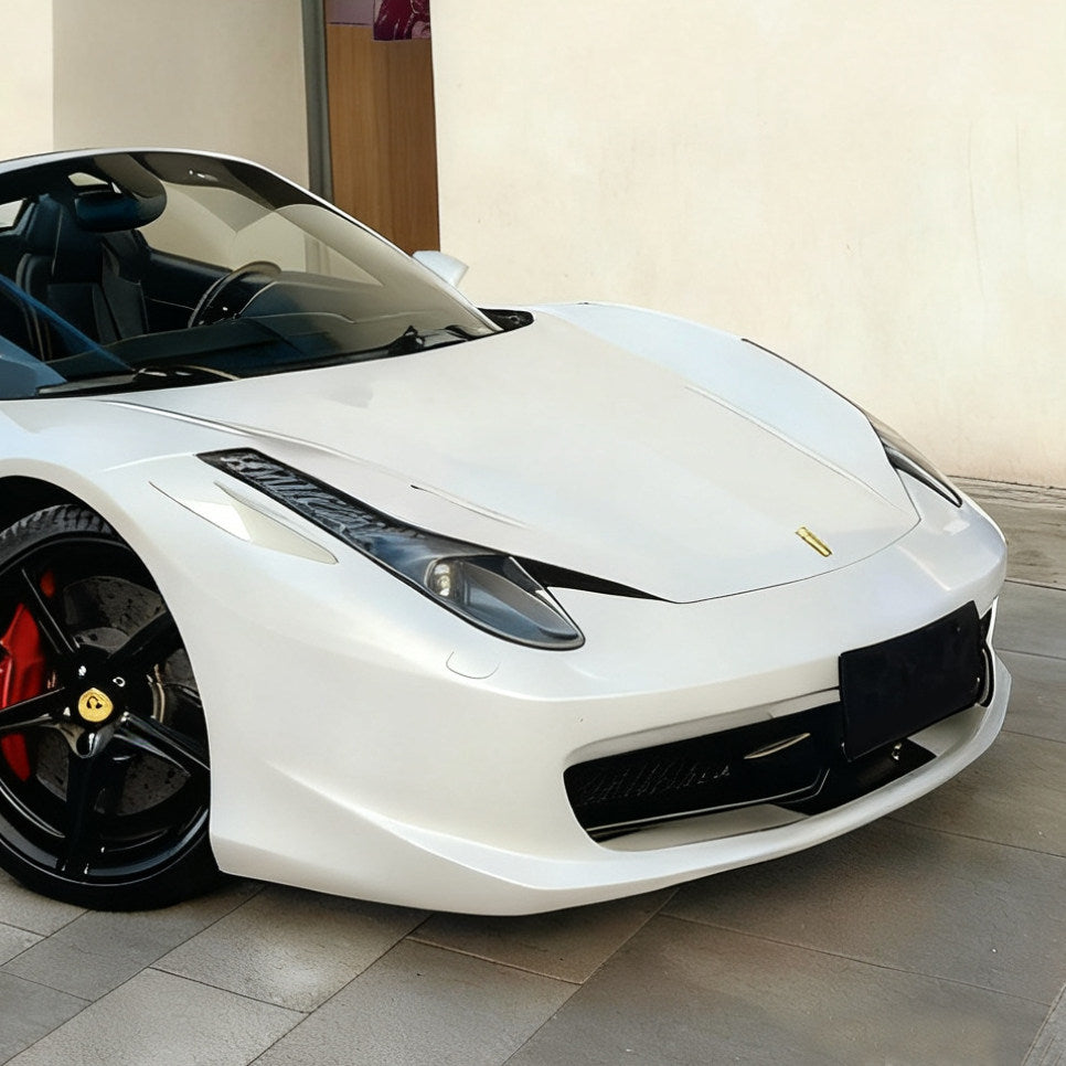 Ultra-Bright Metallic Snow-White TPU Paint Protection Film & Installation Service Deposit